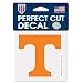NCAA University of Tennessee 48907012 Perfect Cut Color Decal, 4" x 4", Black