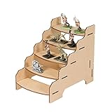 The Broken Token Modular Paint Rack - Half Shelf Organizer for Paint Bottles, Pots, Miniatures, Arts & Crafts Supplies - Customizable Extended Storage for Your Pieces, with Easy Organization & Access