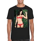FC Carino Naya Rivera - Men's Crewneck T-Shirt PDI #PIDP594546, Black, Large