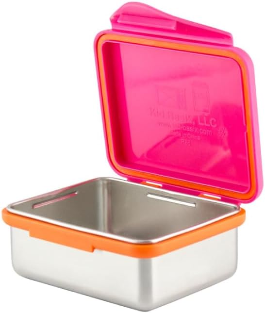 New Wave Enviro Safe Snacker, Stainless Steel Food Container, BPA