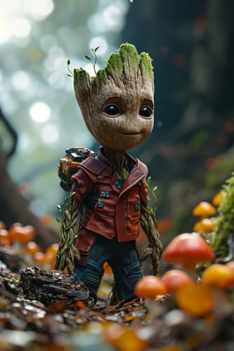 Frikiverso Placa Decorativa Groot Guardianes De La Galaxia Metálica Póster HD