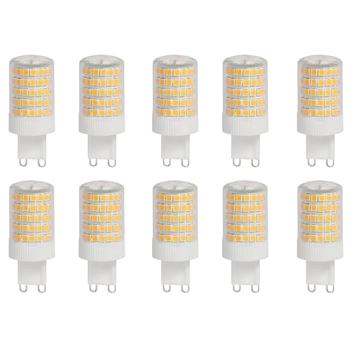 Ampoule LED G9 10W blanc chaud 3000K équivalent 100W halogène lot de 10