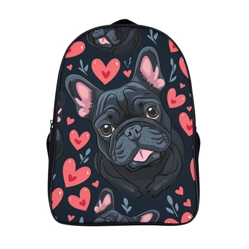 Sac à dos bouledogue français pour les sorties et l'école primaire