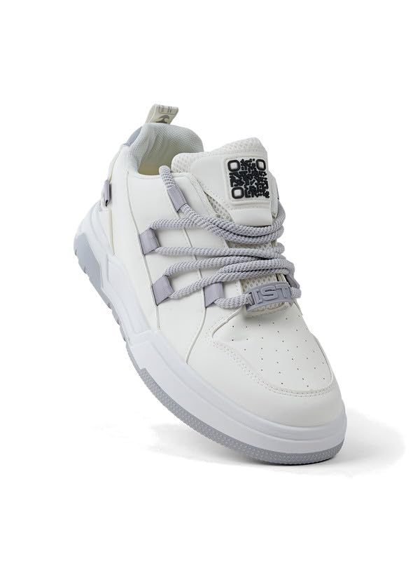 SOLETHREADS Men's White Sneakers - Image 5