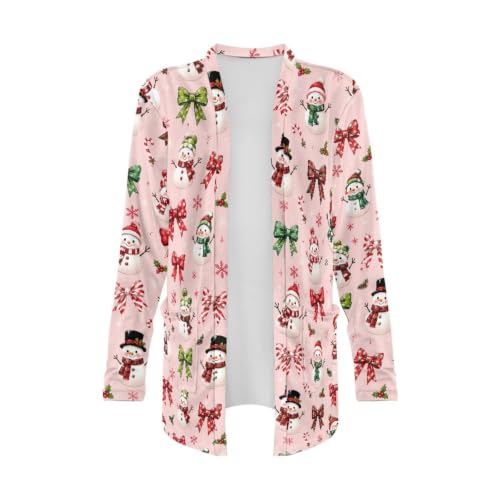 Image of Cardigan Sweaters for Women Long Sleeve Cardigan Soft Drape Open Front Fall Dusters V-Neck Jackets Dressy Loose Coat