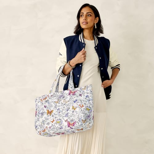 Image of Vera Bradley Women's Premium Cotton Knollton Travel Tote Bag