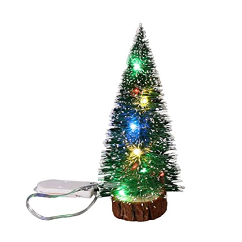Snner 15cm Christmas Miniature Tree with Light