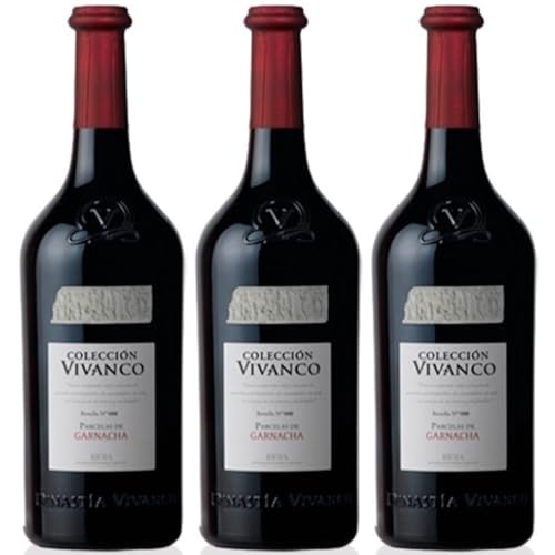 Disfruta del vino tinto Colección Vivanco Parcelas de Garnacha, con crianza, expresión auténtica de la Garnacha en su versión más fina y elegante| 3 botellas
