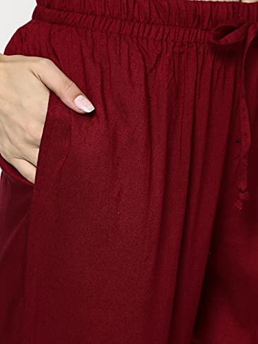 Image of Evolove Women's Polyester Half Sleeves Collared Night Suit Set /Top Pyjama Set Super Soft Comfortable (Nightsuit-Collar-HS-2)