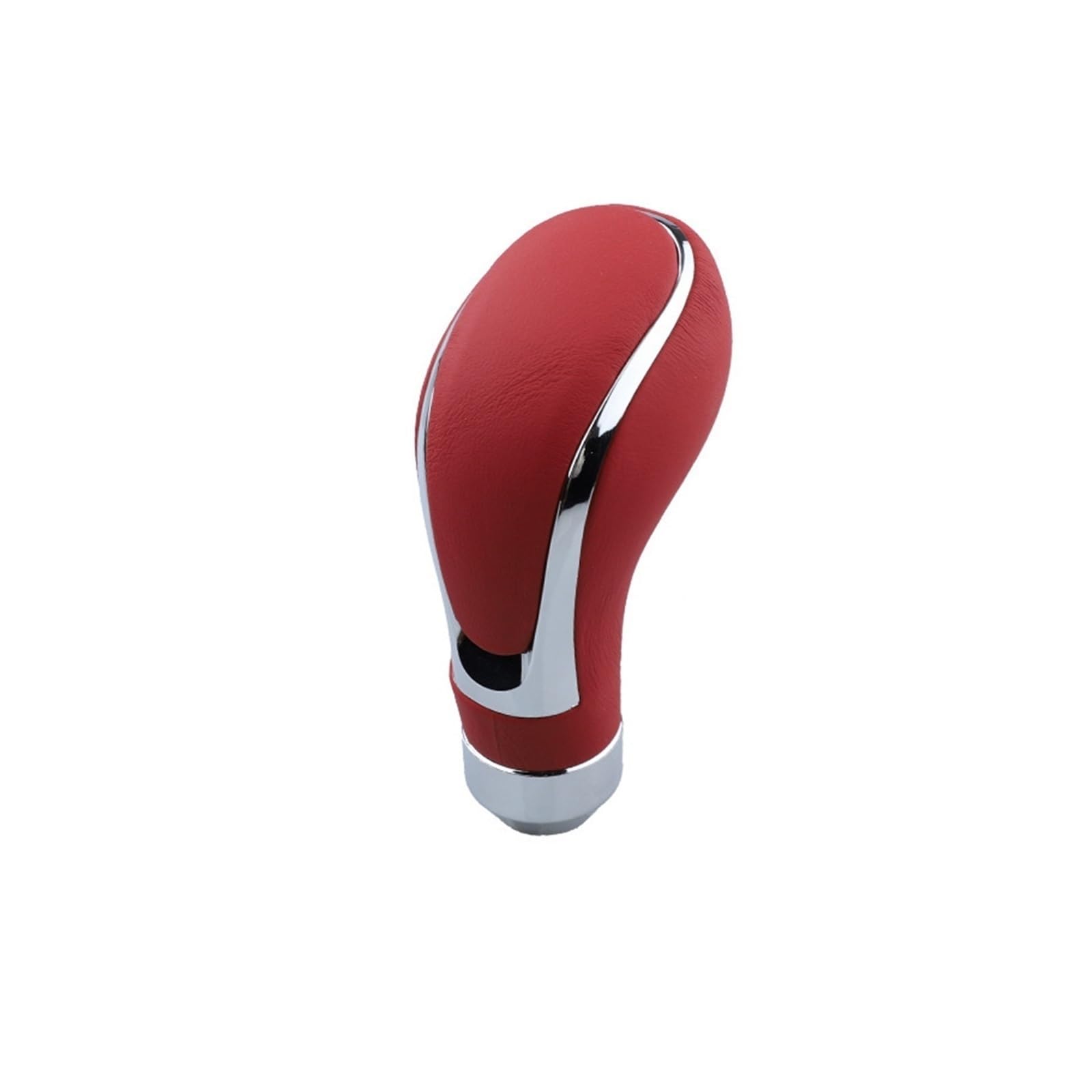 Gchgfjfd Red Automobile Leather Gear Shift Knob Universal M8 M10 M12 Automatic Gear Level Knob Manual Transmission Personality Shift Lever