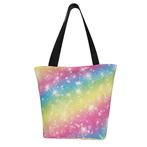 Galaxy Fantasy Pastel Color Sky con arcoíris Bolsas a Granel con cordón Sacos de cincha