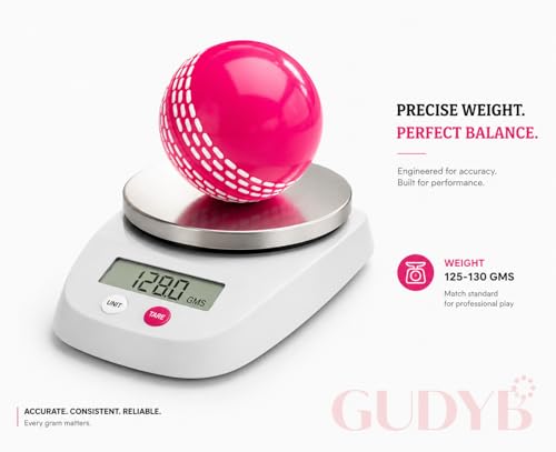 Image of T-20 Synthetic Cricket Ball Match Practice Training | Practice Cricket Ball | Wind Balls | Swing Ball | Indoor & Outdoor Street & Beach Cricket (Pink, Pack of 1)