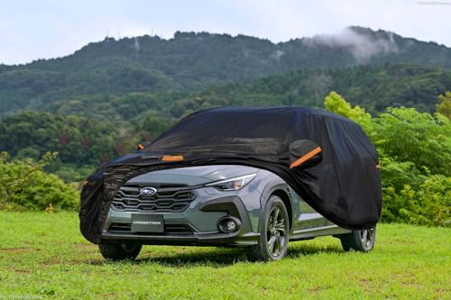 Image of Kayme 7 Layers SUV Car Cover Custom Fit for Subaru Crosstrek (2017-2025) Waterproof All Weather for Automobiles, Outdoor Full Cover Rain Sun UV Protection.