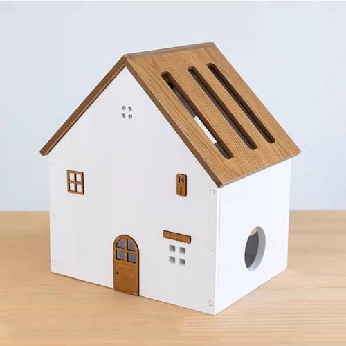 Boîte de rangement routeur WiFi en bois de bureau pour gestion des câbles et multiprises