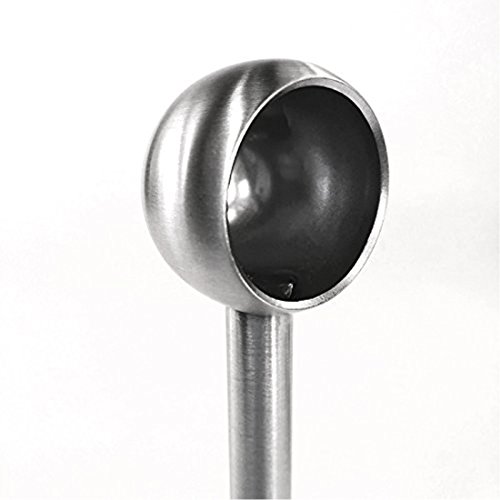 Haoun Bracket For Curtain Rod,4 Set Ceiling Mount Bracket Closet Rod Brackets Stainless Steel Wardrobe Rod Bracket Wall Mounted Size 1.25 #TOP7