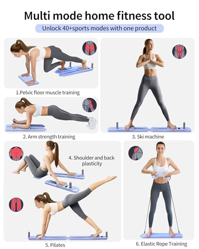 KLYOZO flo Pilates Portable Reformer 8-in-1 Pilates Reformer Sliding Home Gym Equipment の商品画像 1
