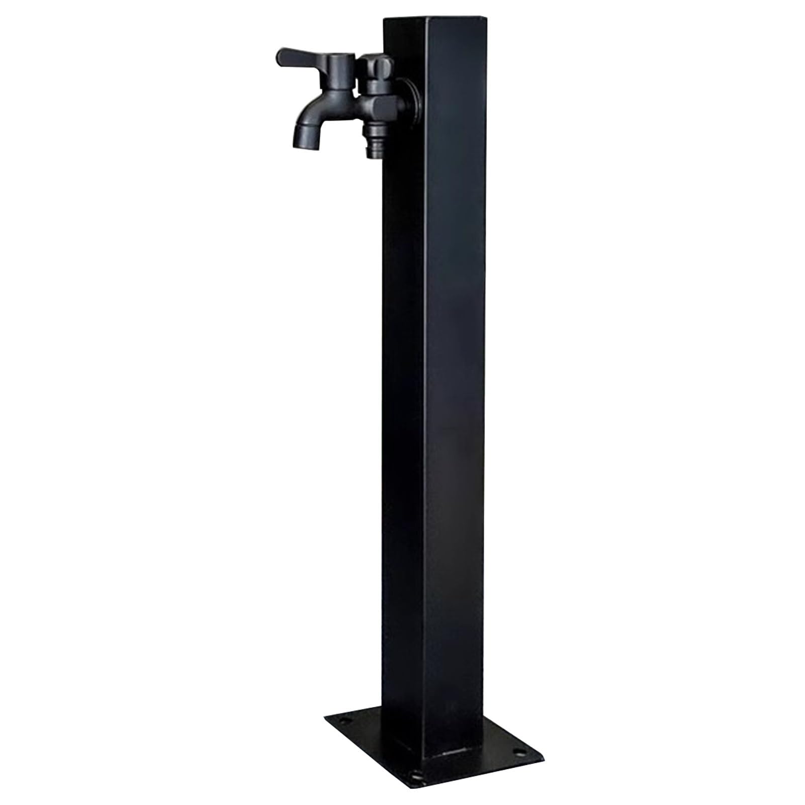 Colonna per rubinetto da esterno,colonna d'acqua da giardino in acciaio inossidabile con rubinetto,rubinetto da giardino indipendente,rubinetto da esterno antigelo(Height: 60cm/23.6in)