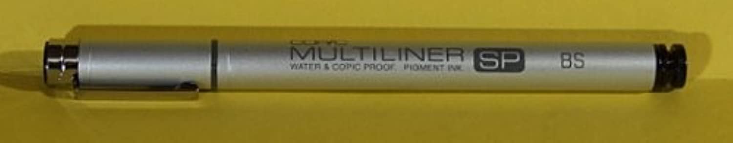 Copic Multiliner SP Waterproof Pigment Brush Pen, Brush Tip, Black Ink (MLSPBP)