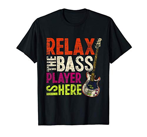 Bassiste Rock Musique Cadeau Pour Le Musicien Guiatre Basse T-Shirt