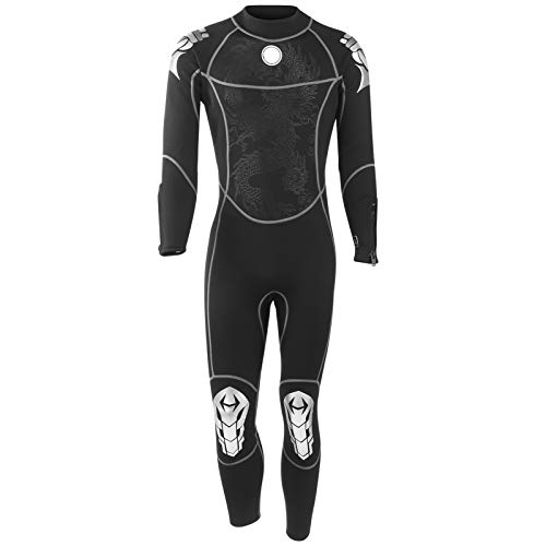 Combinaison de plongée à manches longues 3mm zip arrière combinaison de snorkeling hommes