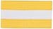Champro Captain's Arm Band (Yellow/White, Adult)