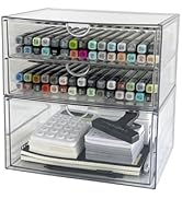NEW Stackable Storage Drawers, Plastic Storage Bins For Home Office - View #3