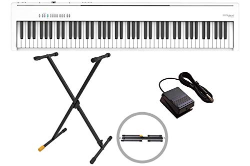 Roland ���[�����h/FP-30X WH �d�q�s�A�m ��/�z���C�g�yX�X�^���h KS100B �Z�b�g�I�z(FP30X)