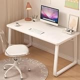 Style minimaliste : Notre bureau d’ordinateur arbore un design moderne et minimaliste qui s’intègre harmonieusement à tous les intérieurs et est conçu pour durer. Son plateau spacieux accueille facilement votre ordinateur, votre ordinateur portable, votre tasse de café, une mini-plante, votre clavier et bien plus encore.