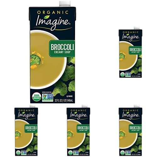Imagine Organic Creamy Soup, Broccoli, 32 Oz (Pack of 5)