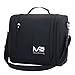 MelodySusie Premium Hanging toiletry bag, Large Travel Cosmetic, Toiletries, Makeup, Brushes Bag, Waterproof Portable Bathroom and Shower Organizer Kit for Women and Men (Black)