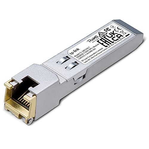 TP-Link TL-SM5310-T Modulo RJ45 SFP+ 10G BASE-T, Supporta Funzioni di Controllo TX Disable, Funzionalità Hot-Pluggable SFP+ Footprint, Guscio in Meta