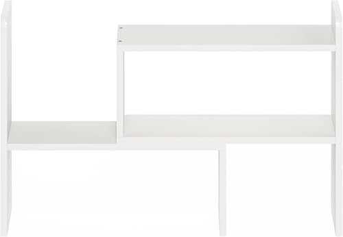 Vista 74 de Furinno Hermite - Estantería organizadora para escritorio, color espresso