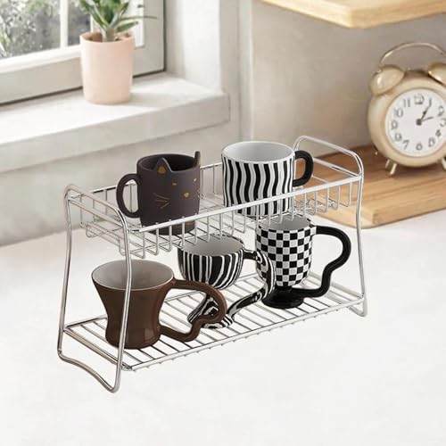 Soporte para encimera de cocina estante para tazas y baño 5