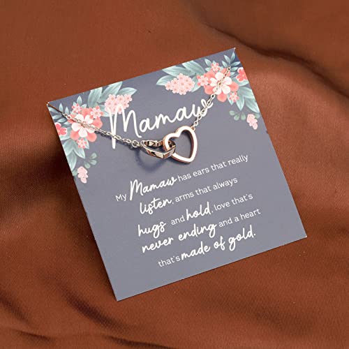 Lywjyb Birdgot Mamaw Jewelry Grandma Grandmother Christmas Gifts Mamaw Gifts from Grandson Grandkids (Mamaw ne card) 6