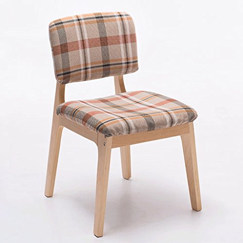 ZHJ Solid Wood Dining Chair Creative Wooden Chair Fashionable Chair stool (Color : C)