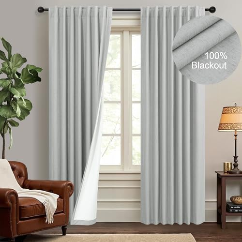 Living Room Darkening Curtains 72 Inches Long 6FT 6 FT