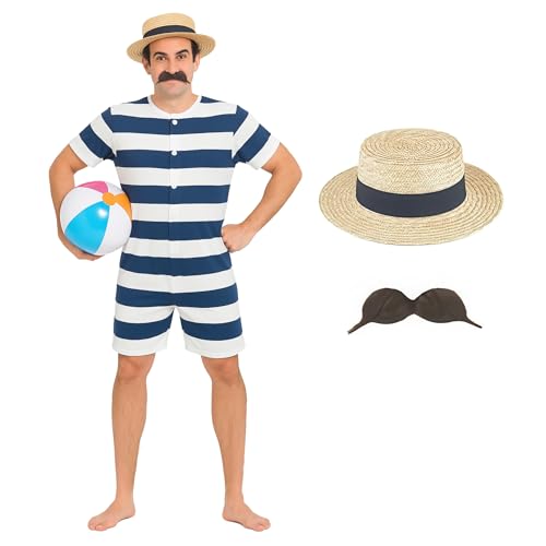 Fun Shack Badeanzug Retro Herren, 20er Jahre...