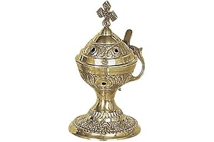 Ivenf Ceramic Censer: Orthodox Greek Censer