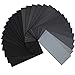 Sand paper, Premium Wet Dry Waterproof Sandpaper, 48PCS 120 to 3000 Assorted Grit Sanding Paper for Wood Furniture Finishing, Metal Sanding and Automotive Polishing, 9 x 3.6 Inches.