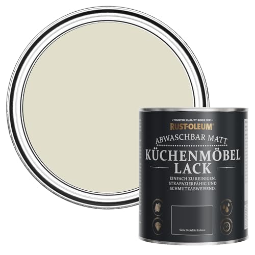 Rust-Oleum abwaschbare Küchenschrankfarbe in beige mit Matt Finish - Hafermilch 750ML