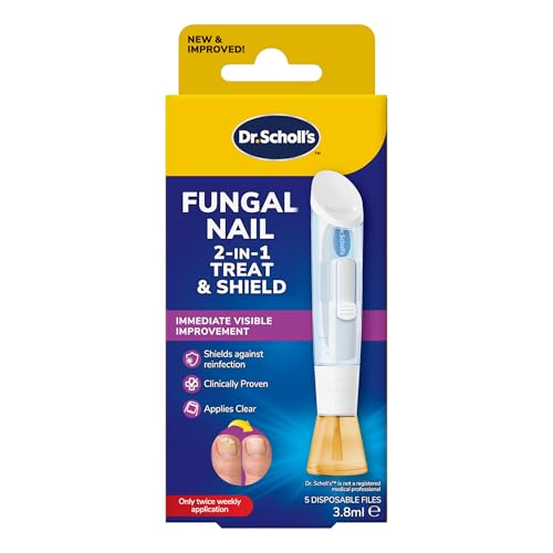 Scholl Anti-Hongos, Tratamiento Antifúngico para Uñas, Penetración Rápida y Resultados Duraderos - 3.8 ml