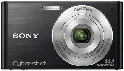 Sony DSCW320B Cyber-shot Digital Camera - Black (14.1 MP, 4x Optical Zoom) 2.7 inch LCD
