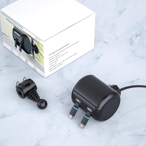 Caja de carga para reposacabezas de coche: energía para trayectos largos con pasajeros 7