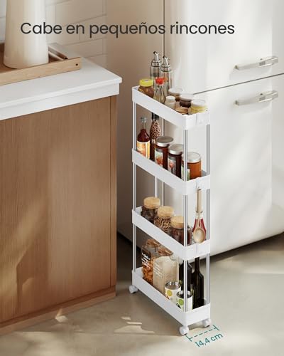 Opiniones de Carrito Organizador Con Ruedas los más solicitados. 30 Carrito Organizador Con Ruedas marca SONGMICS (3)