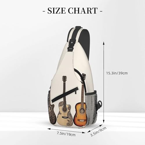 Mochila tipo Sling Negra para senderismo y viaje miniatura 2