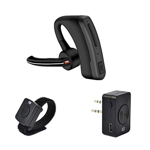Chunyang Ersättning för M-gränssnitt trådlöst headset walkie Talkie M-gränssnitt för Bluetooth headset tvåvägsradio hörsnäcka