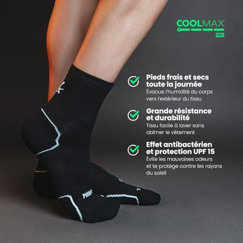 Metatarsalgie et douleur au pied solution par chaussettes de compression et coussinets