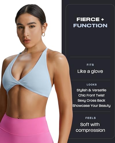 Aoxjox Women's Sienna Low Impact Bra Sports Bra