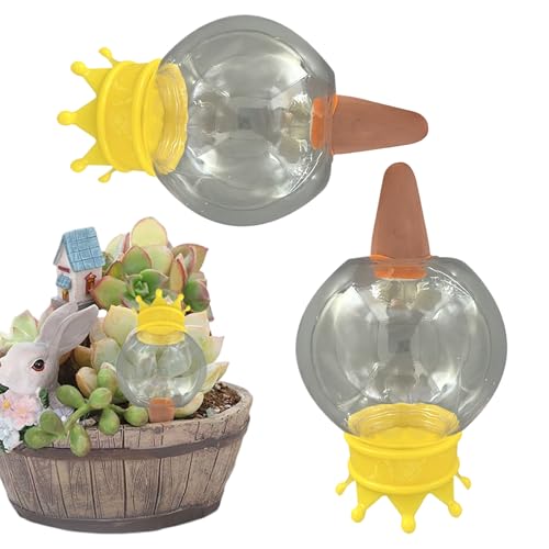 Dispositivos de riego de plantas- alimentación autoagua y globo autoatressante | Herramienta de riego por goteo automática para plantas de exterior interior, suculentas y uso de