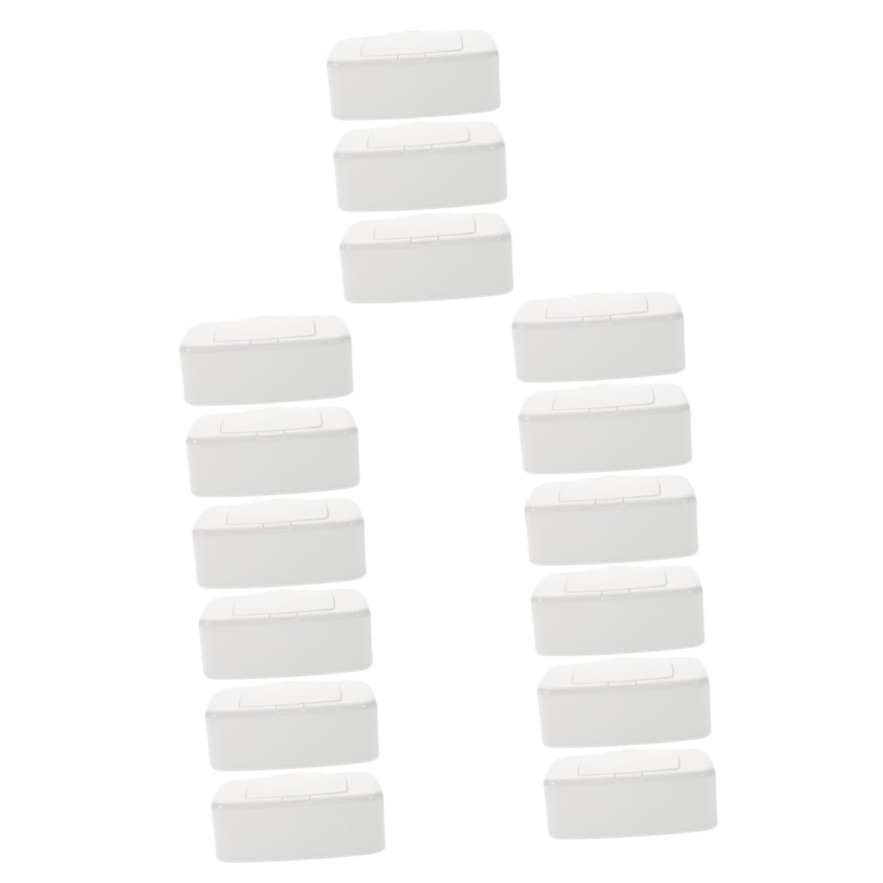 Ciieeo Lot De 5 Boîtes De Lingettes pour Bébé Distributeur De Lingettes Humides Portable Et Pratique pour Les Voyages Et La Maison 3 Pièces X 5